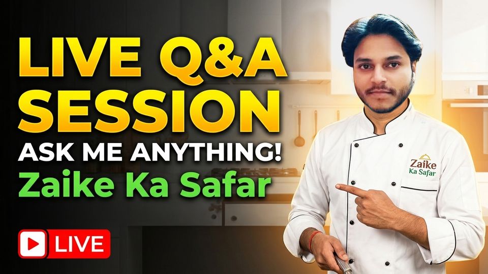 Live Q&A session (Ask Me Anything)