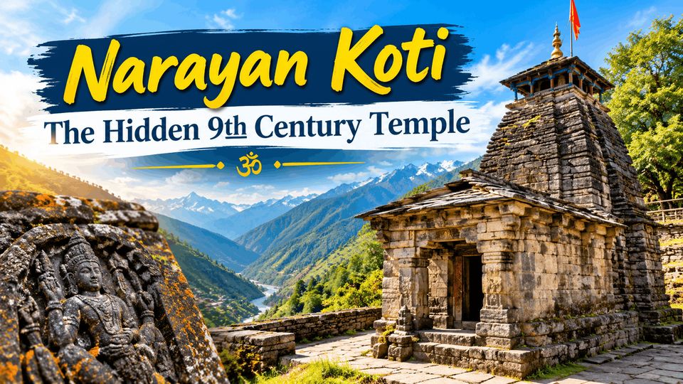 Hideen 9th Century Temple on the Kedarnath Route