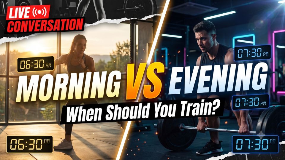 Morning vs Evening: When Should You Train?